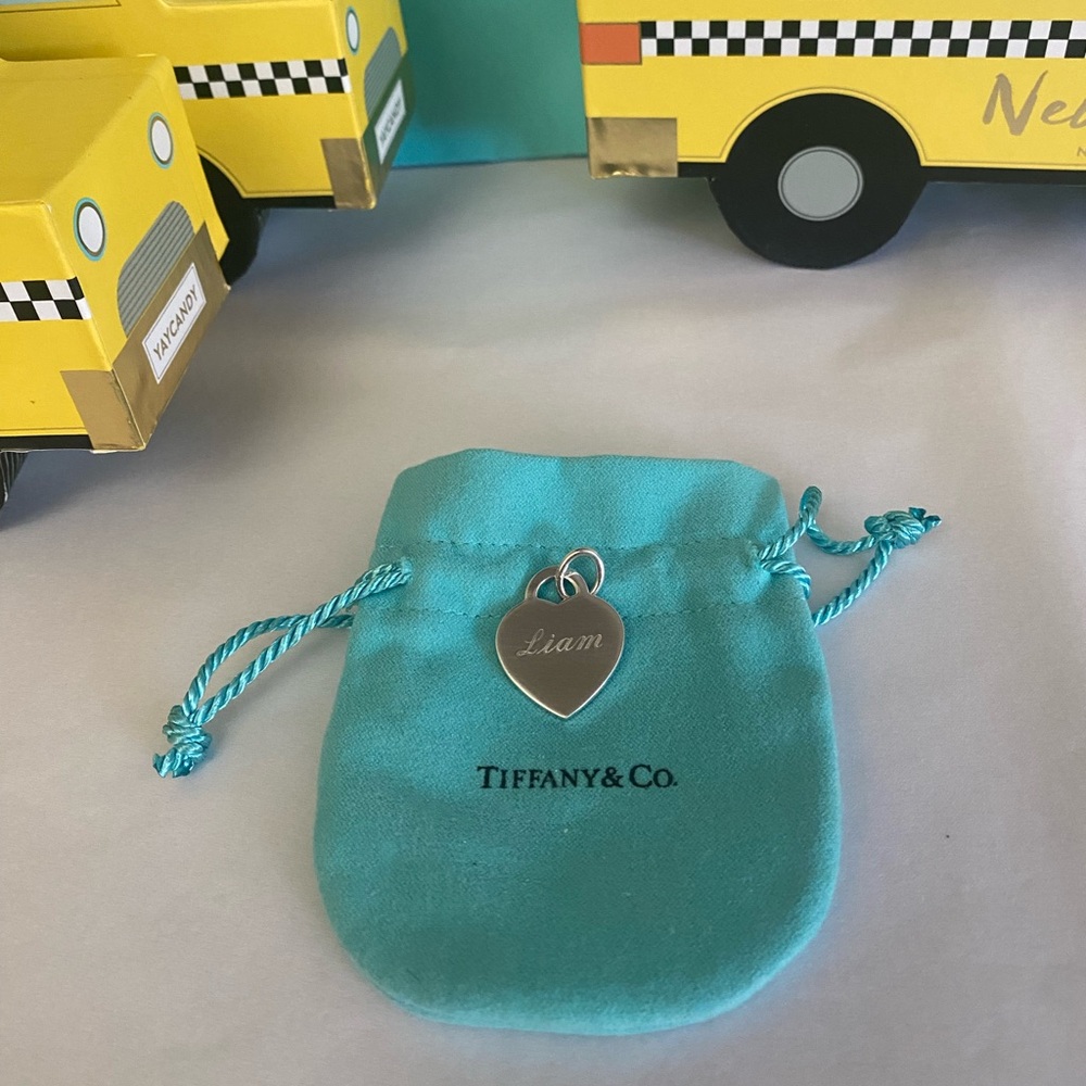 Tiffany & Co. “Liam” Engraved Heart Tag Charm